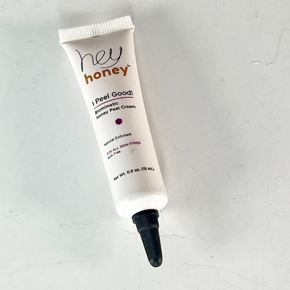 Hey Honey! I Peel Good Biomimetic Honey Peel Cream Travel .5 fl oz 15ml New